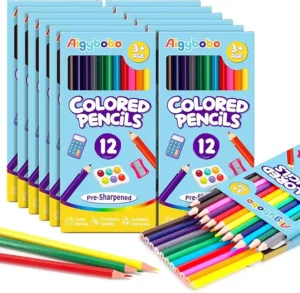 12 Pack Colored Pencils for Kids,   144 count